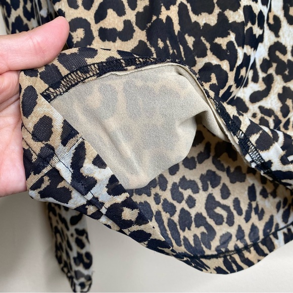 GANNI leopard-print long-sleeve top - Picture 13 of 16